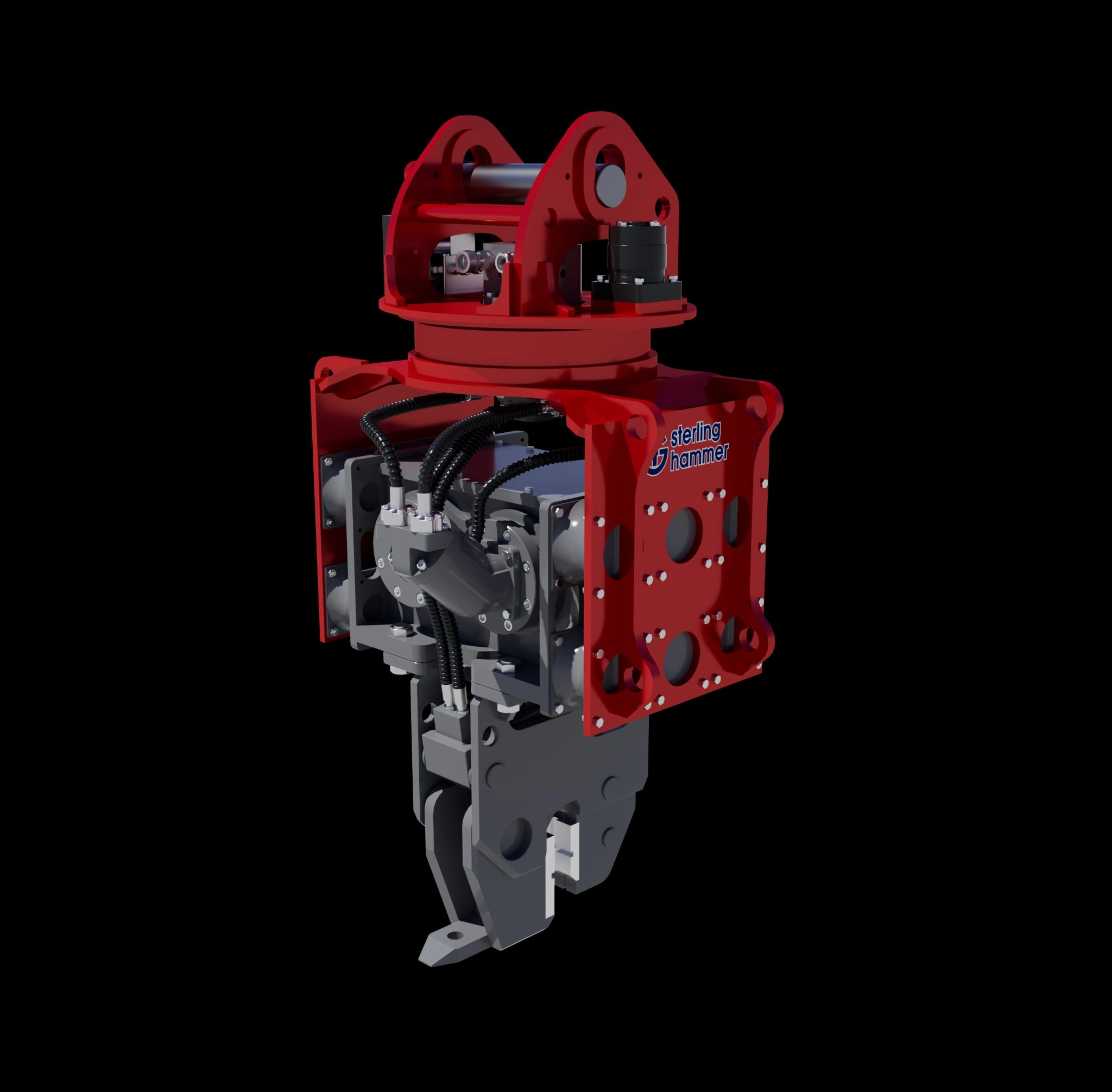 Вибропогружатели серия ST (Ю.Корея) с нижним захватом